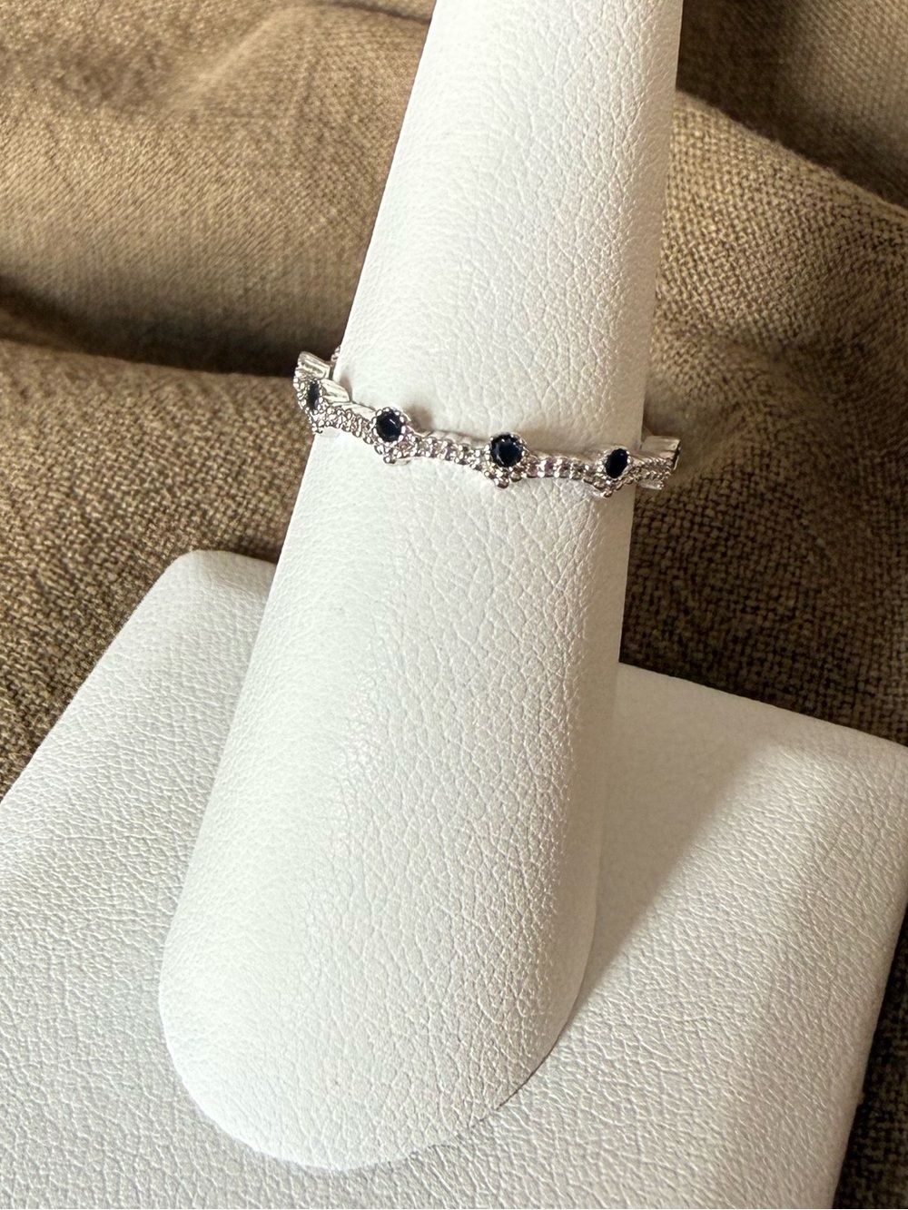 Sterling Silver Studded Ring